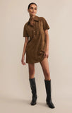 ZSUPPLY MINI DRESS AUTHENTIC SUEDE