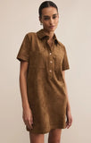 ZSUPPLY MINI DRESS AUTHENTIC SUEDE