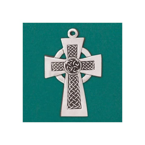 BASIC SPIRIT PEWTER CELTIC CROSS ORNAMENT