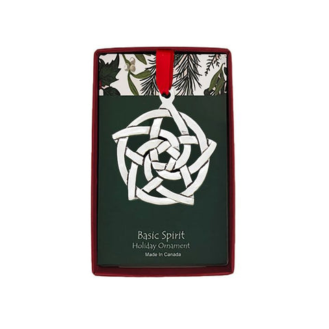 BASIC SPIRIT PEWTER CELTIC STAR ORNAMENT