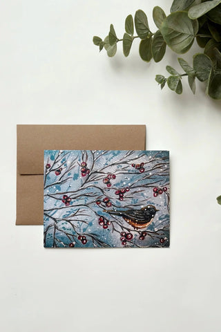 NC GREETING CARD WINTERS MELODY