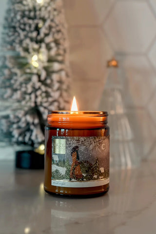 NC CANDLE WOODEN WICK SILENT NIGHT