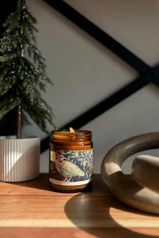 NC CANDLE WOODEN WICK ON THE FIRST DAY OF CHRISTMAS