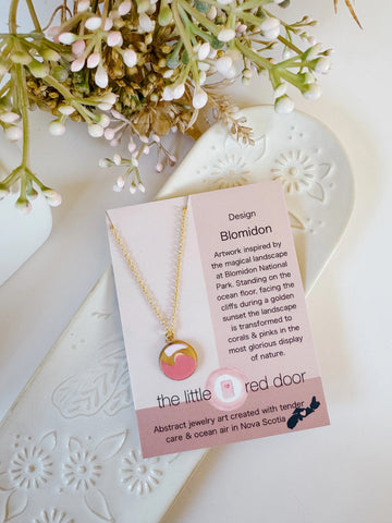 the little red door Blomidon Necklace