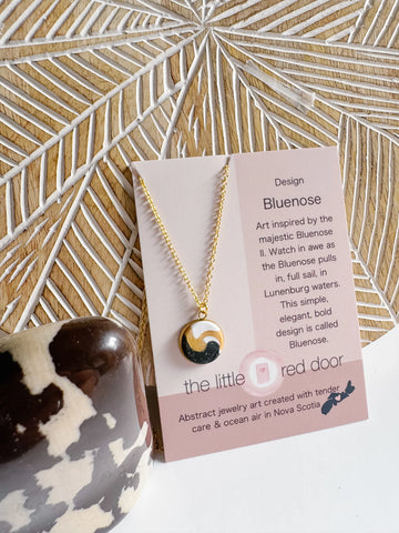 the little red door Bluenose necklace