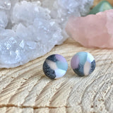 the little red door sea glass earrings