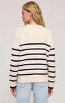 ZSUPPLY STRIPE SWEATER BOYFRIEND