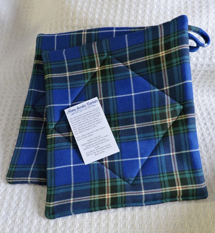 NS TARTAN POTHOLDERS