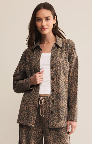 ZSUPPLY ALL DAY JACKET LEOPARD