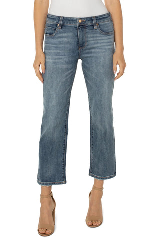 LIVERPOOL JEANS CROP STRAIGHT KENNEDY