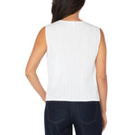 LIVERPOOL KNIT TOP BOAT NECK SLVLESS
