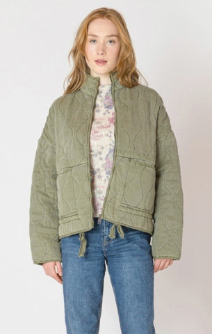 DEX DRAWSTRING QUILTED JACKET
