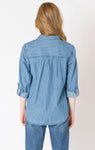 DEX DENIM WASHED SHIRT POCKET