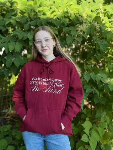 BRUNETTE THE LABEL HOODIE BE KIND