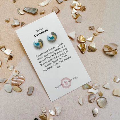the little red door Queensland beach earrings