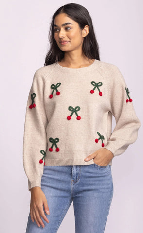 PINK MARTINI MON CHERRY SWEATER