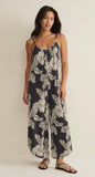 ZSUPPLY FLARED ASHA FLORAL JUMPSUIT
