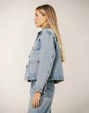 BRUNETTE THE LABEL FLORAL MAGALI JACKET