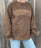 BRUNETTE THE LABEL VARSITY SWEATER HAIRCOLOUR