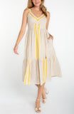 LIVERPOOL SLEEVELESS MIDI DRESS