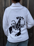SEASIDE LOBSTER CARDIGAN