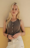 ZSUPPLY SYD LINEN KNIT TANK VEST