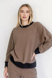 BRUNETTE THE LABEL MINI STRIPE CREW