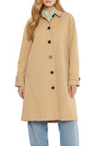 LIVERPOOL RAGLAN SLEEVE COAT PLEAT BACK