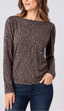 LIVERPOOL LONGSLEEVE SHIRRING KNIT