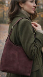 CLAUDE SUEDE SHOULDER BAG