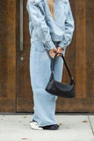 RHEA HAND WOVEN SHOULDER BAG