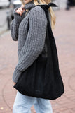 RISA VANCOUVER  KNOT TOTE SUEDE