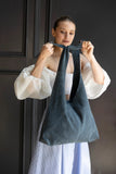 RISA VANCOUVER  KNOT TOTE SUEDE